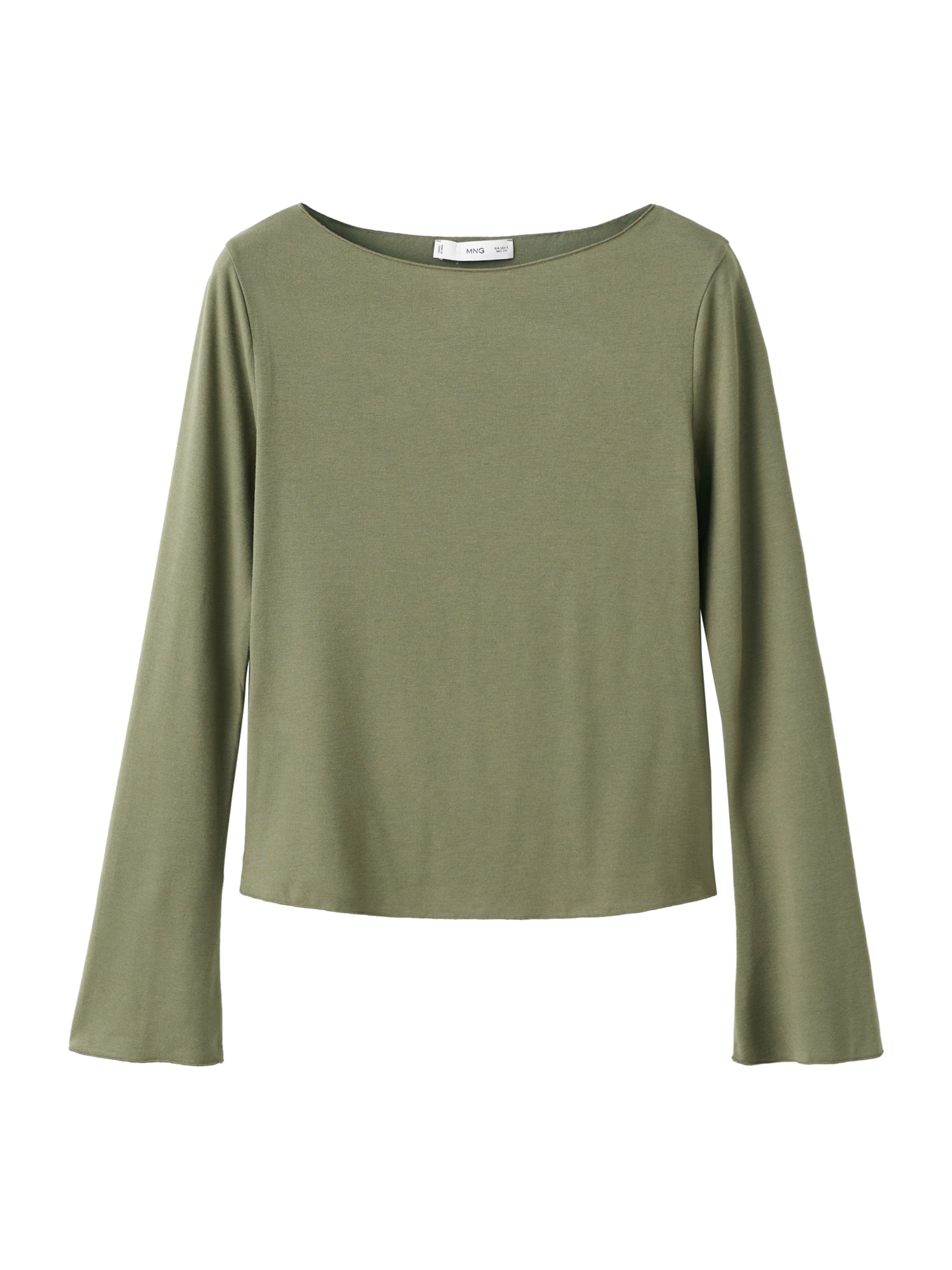 Tricou &#x27;ANI&#x27; de la MANGO pe verde: față