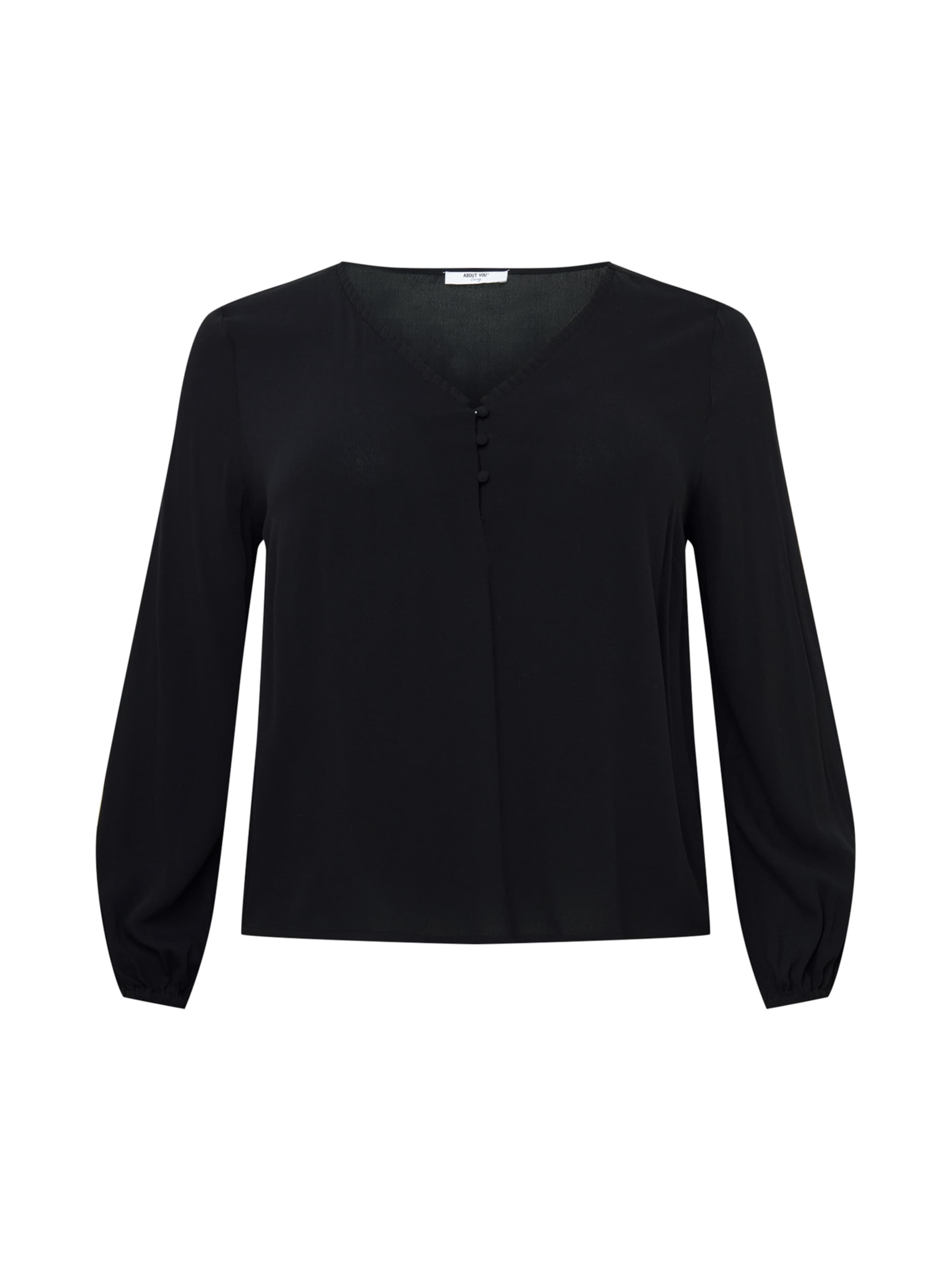 ABOUT YOU Curvy Μπλούζα 'Marian' σε μαύρο: μπροστά