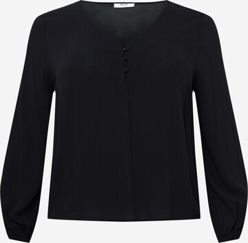 ABOUT YOU Curvy - Blusa 'Marian' em preto: frente