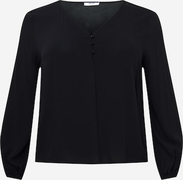 ABOUT YOU Curvy Blouse 'Marian' in Zwart: voorkant