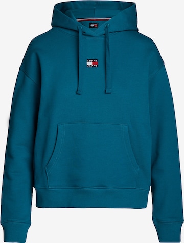 Tommy Jeans Sweatshirt 'Badge Boxy' in Blue: front