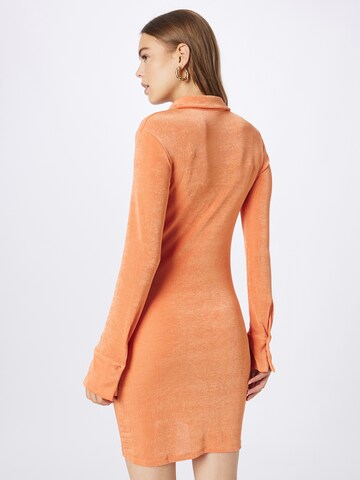 Gina Tricot Košilové šaty 'Dolly' – oranžová