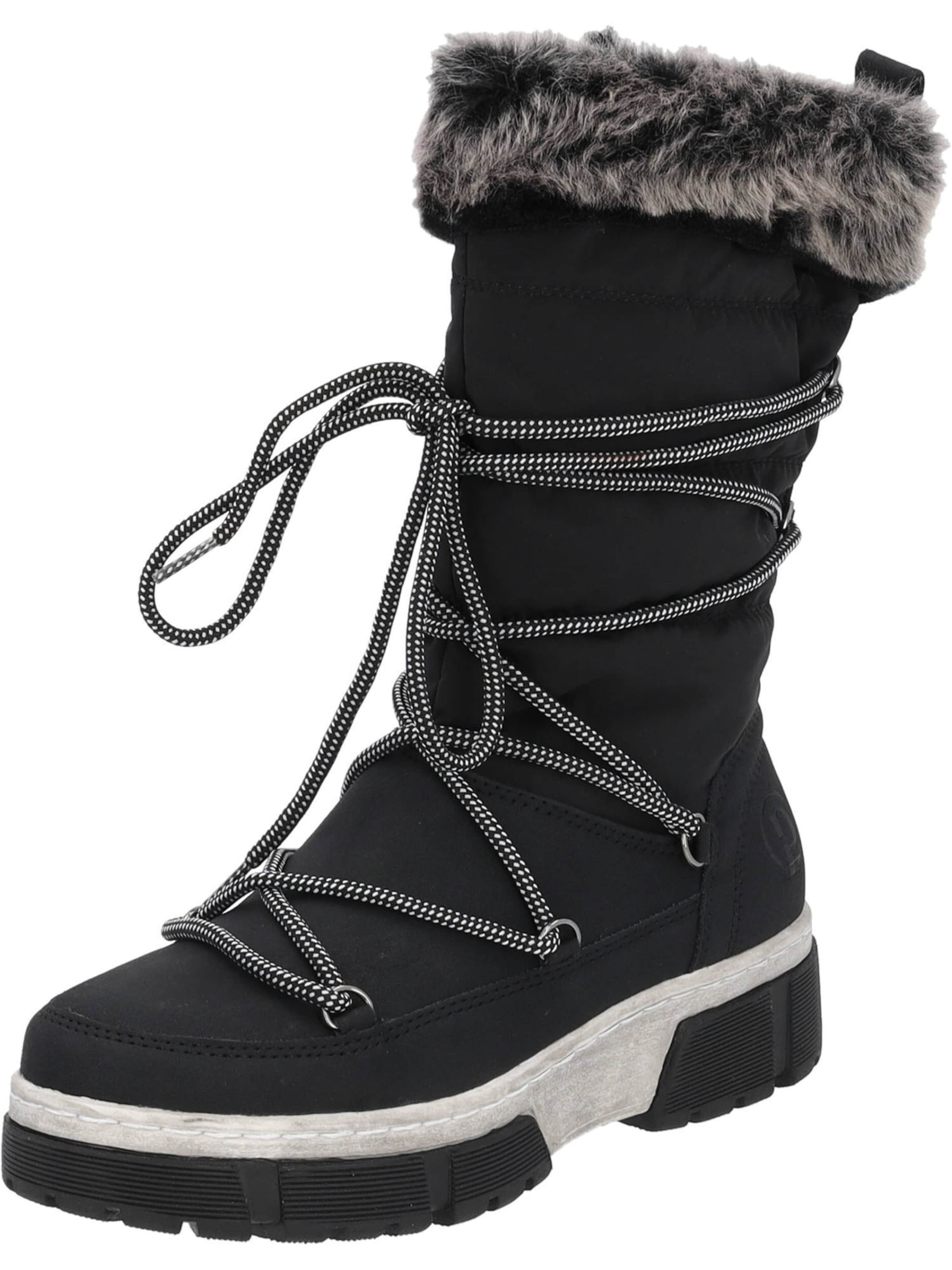 Palado Snowboots 'Yeronisos' in Zwart: voorkant