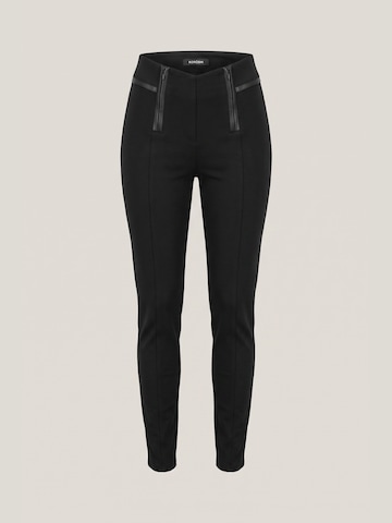KOROSHI - Skinny Leggings en negro: frente