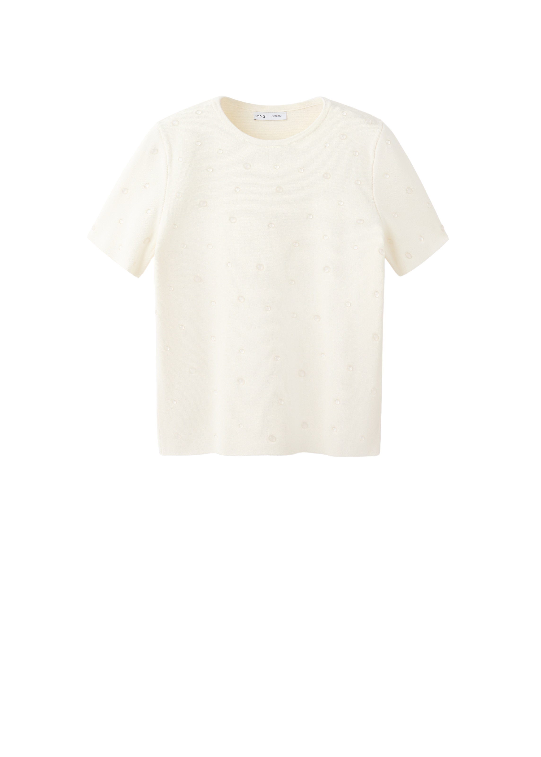 MANGO Pullover 'XAMPANY' i beige: forside