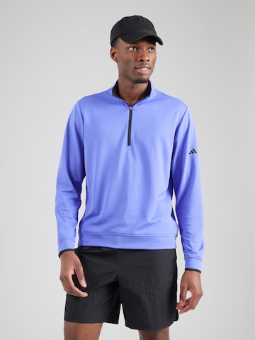 ADIDAS GOLF Sportsweatshirt in Blauw: voorkant