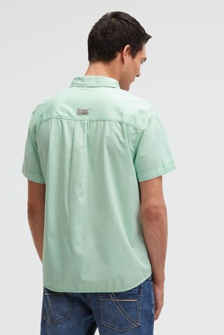 CAMP DAVID Regular fit Button Up Shirt in Green