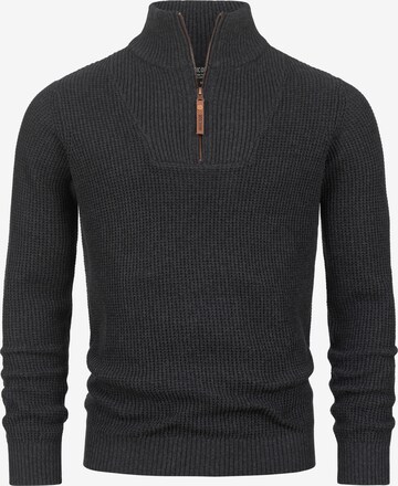 INDICODE JEANS Pullover 'Yassip' in Blau: predná strana