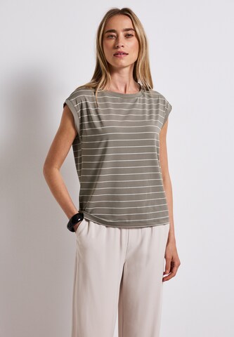 STREET ONE Shirt in Brown: front