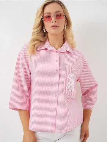 Bigdart Bluse in Pink: Vorderseite