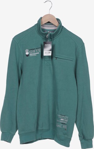 BRAX Sweatshirt & Zip-Up Hoodie in L in Green: front