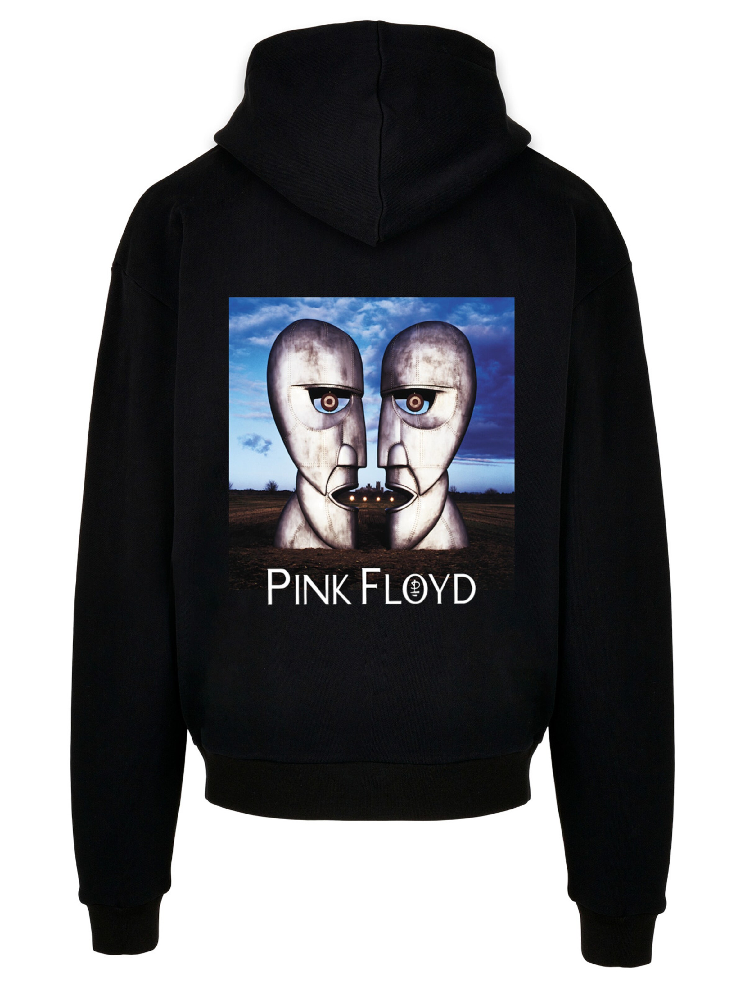 F4NT4STIC Sweatshirt 'Pink Floyd' in Zwart: voorkant