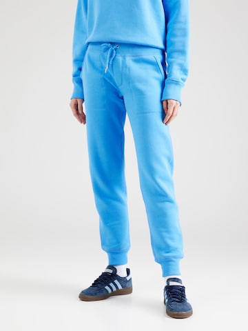 Polo Ralph Lauren Tapered Broek 'MARI' in Blauw: voorkant