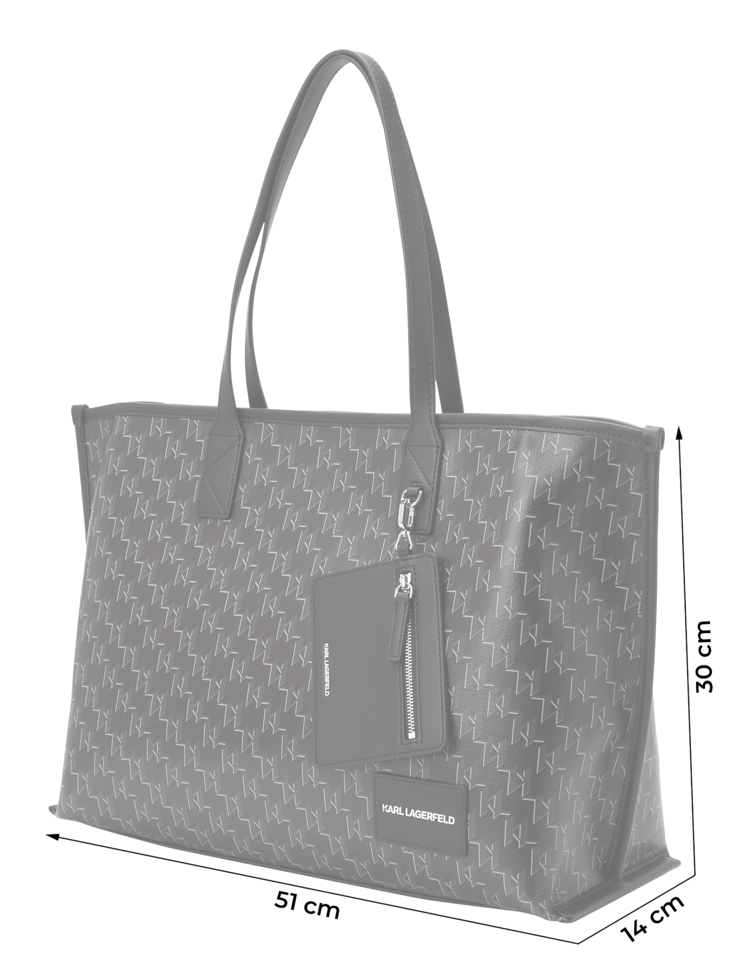 Karl Lagerfeld Nákupní taška – černá