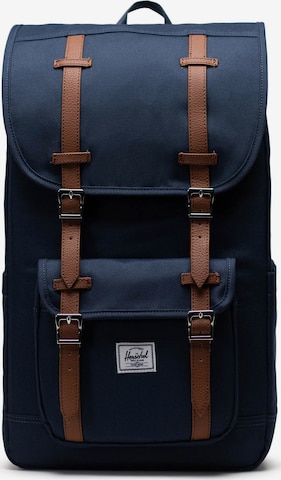 Herschel Rugzak 'Little America' in Blauw: voorkant