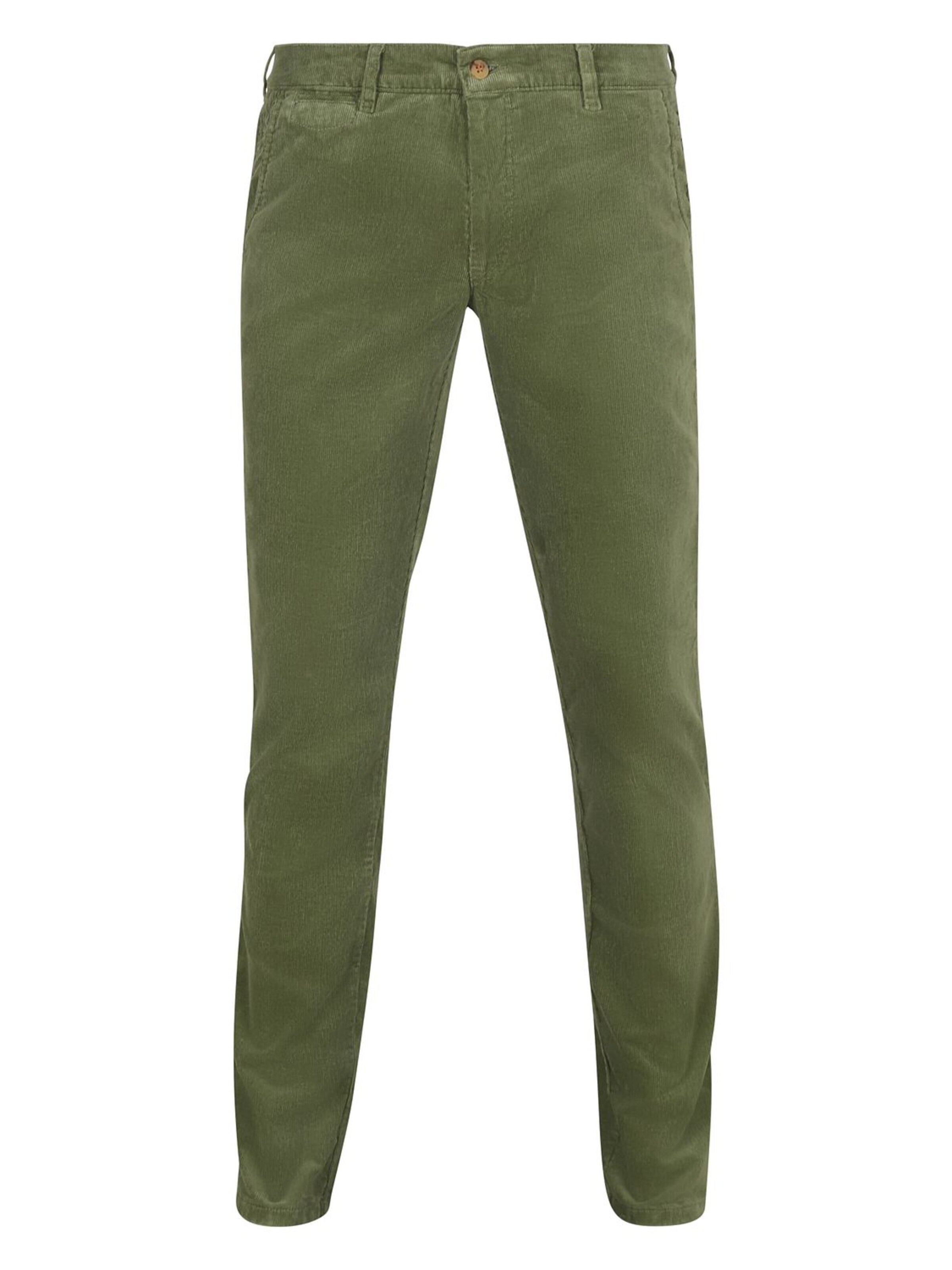 Pantalon chino 'Plato' Suitable en vert : devant
