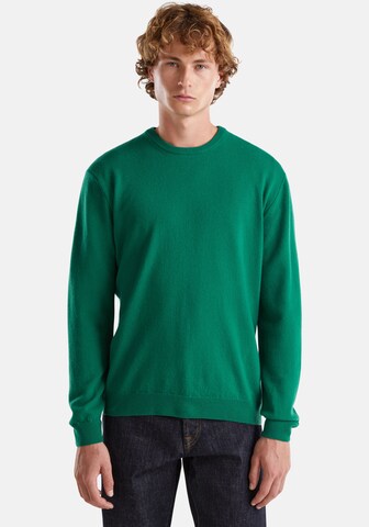 UNITED COLORS OF BENETTON Regular Fit Pullover in Grün: Vorderseite