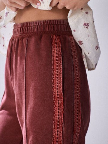 Next Wide leg Broek in Rood