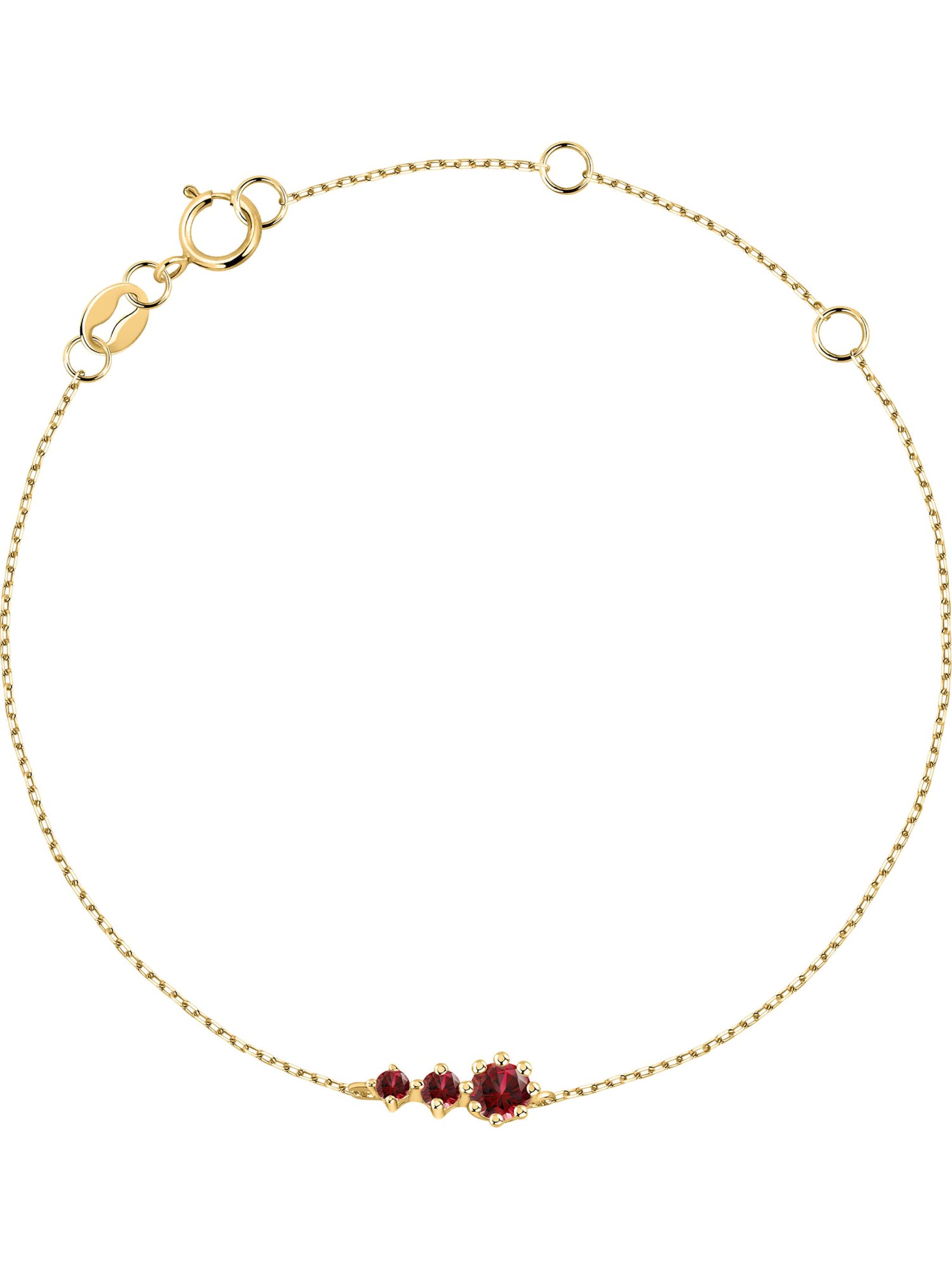 Live Diamond Armband in Gold: Vorderseite