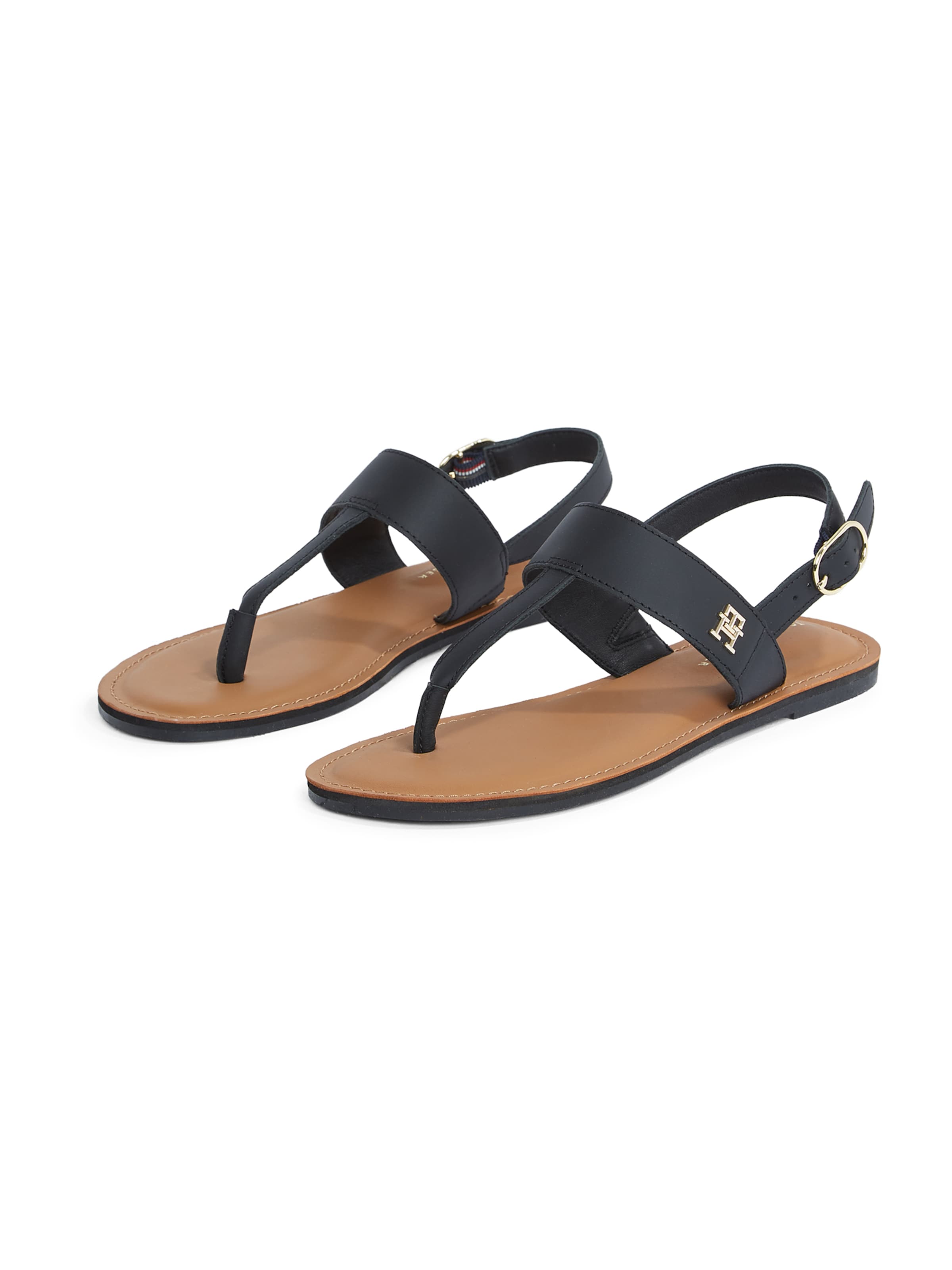 Flip-flops de la TOMMY HILFIGER pe negru