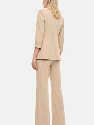 IMPERIAL Flared Broek 'IMPERIAL PANTALONE A ZAMPA' in Beige