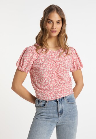 MYMO Blouse in Roze: voorkant