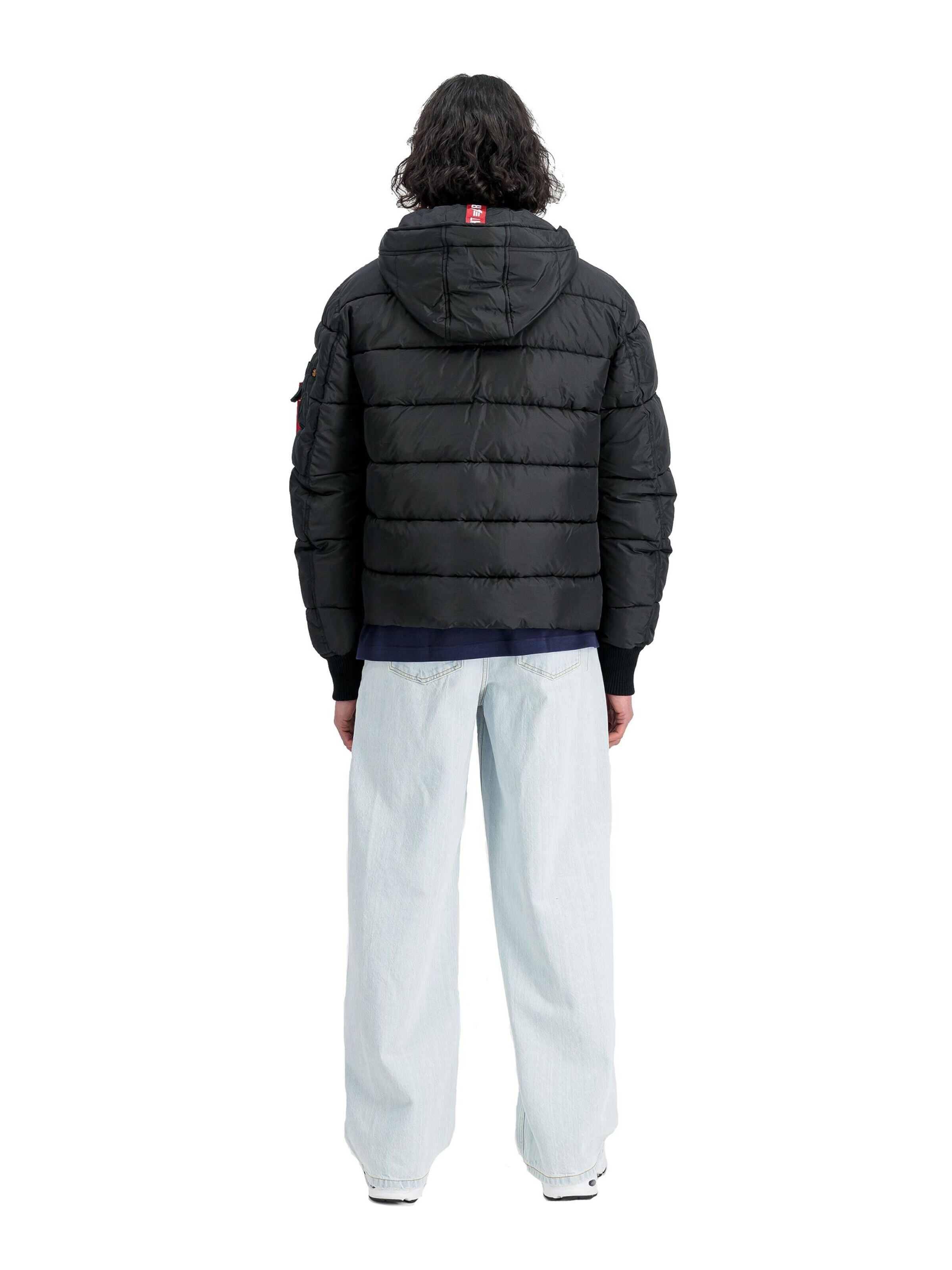 ALPHA INDUSTRIES Winter Jacket 'Alpha FD' in Black