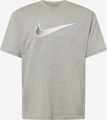 pelēks Nike Sportswear T-Krekls: no priekšpuses
