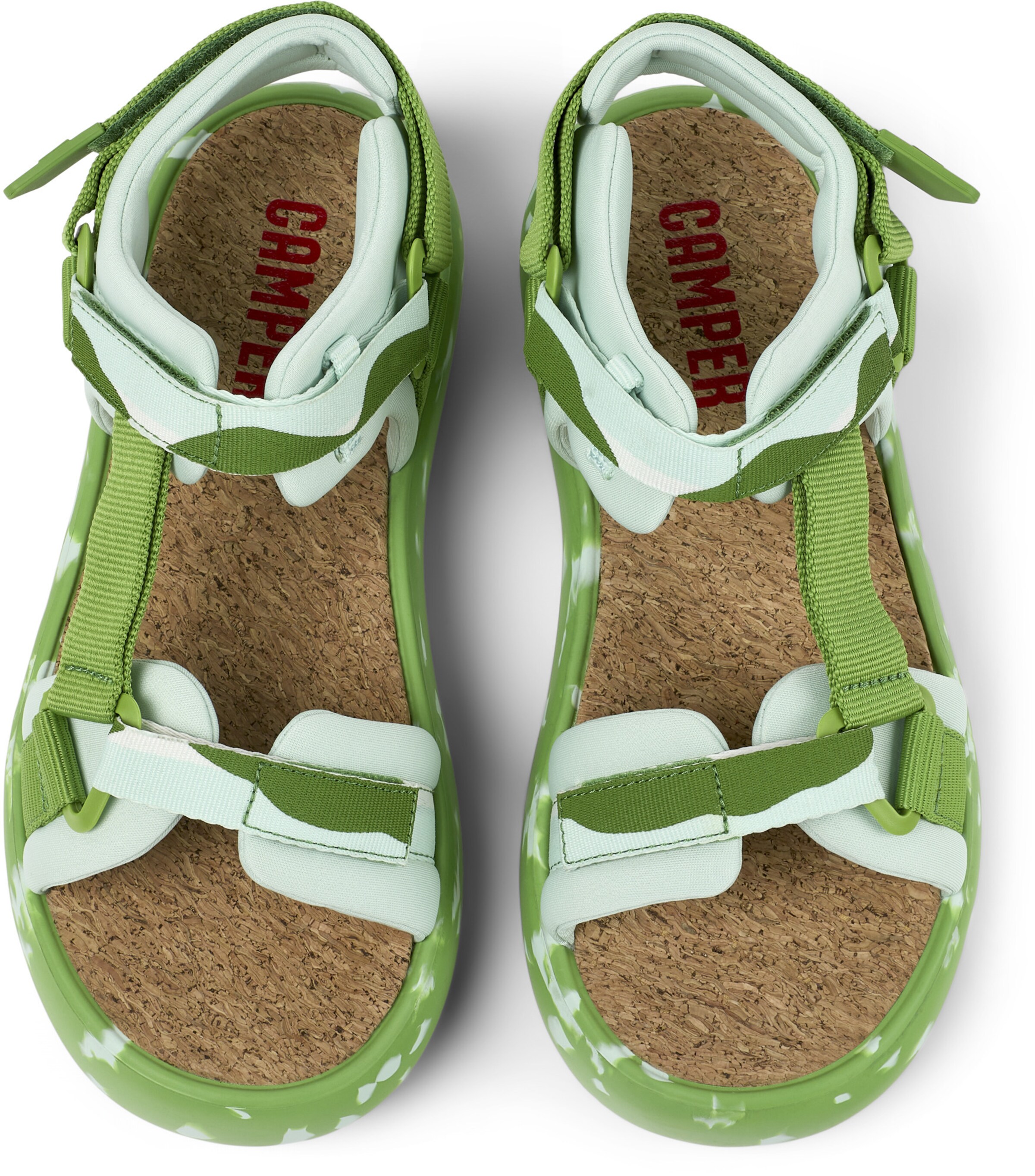 CAMPER Sandal 'Pelotas Flota' in Green