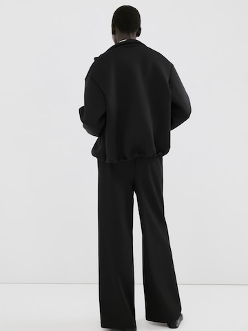 MANGO Wide leg Byxa i svart