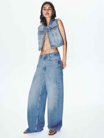 Pull&Bear Baggy Jeans in Blau
