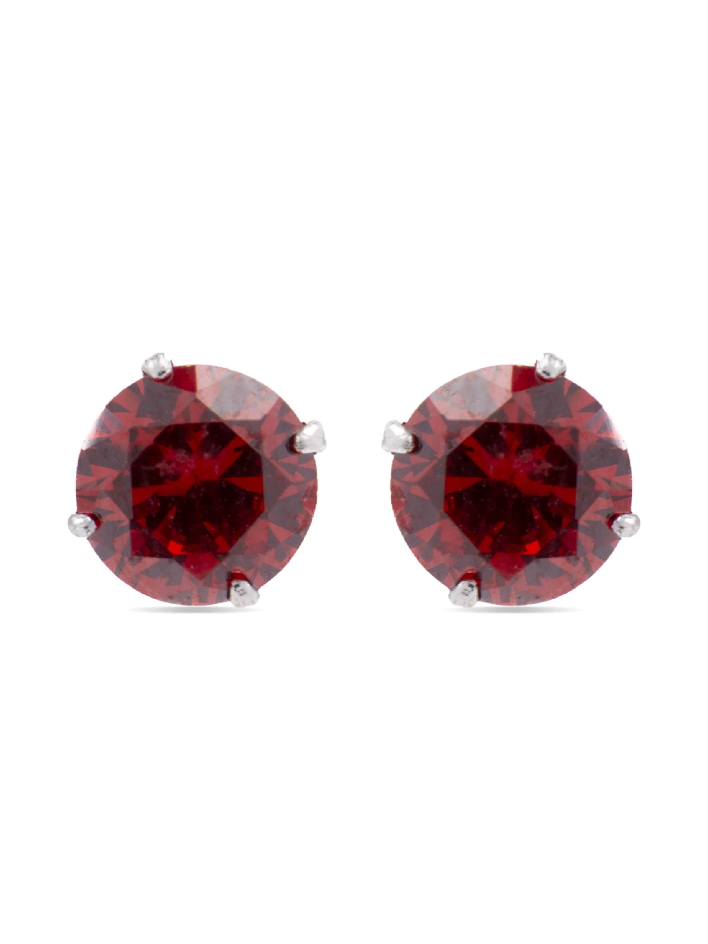 Luxenter Earrings 'Yedia' in Red: front