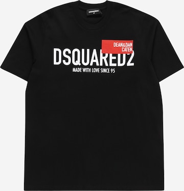 Maglietta di DSQUARED2 in nero: frontale