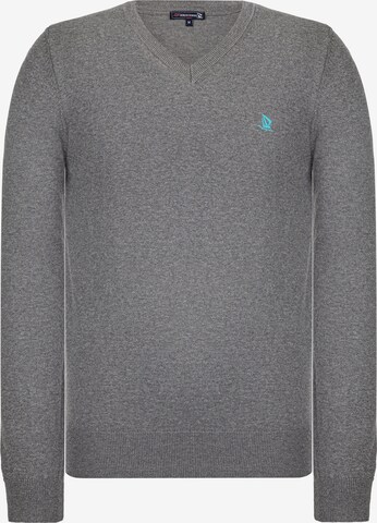 Pullover di Giorgio di Mare in grigio: frontale