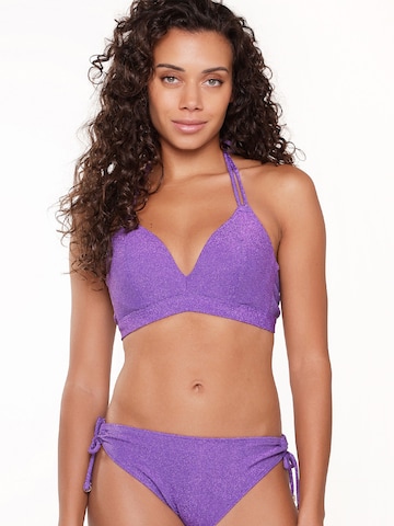 Triangle Bikini LingaDore en violet : devant