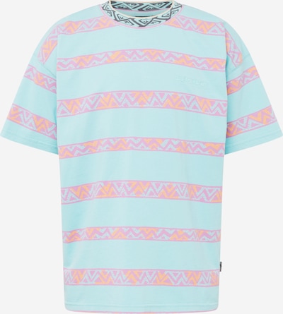 QUIKSILVER T-Shirt ' 'Take Us Back' en bleu clair / orange / rose clair, Vue avec produit