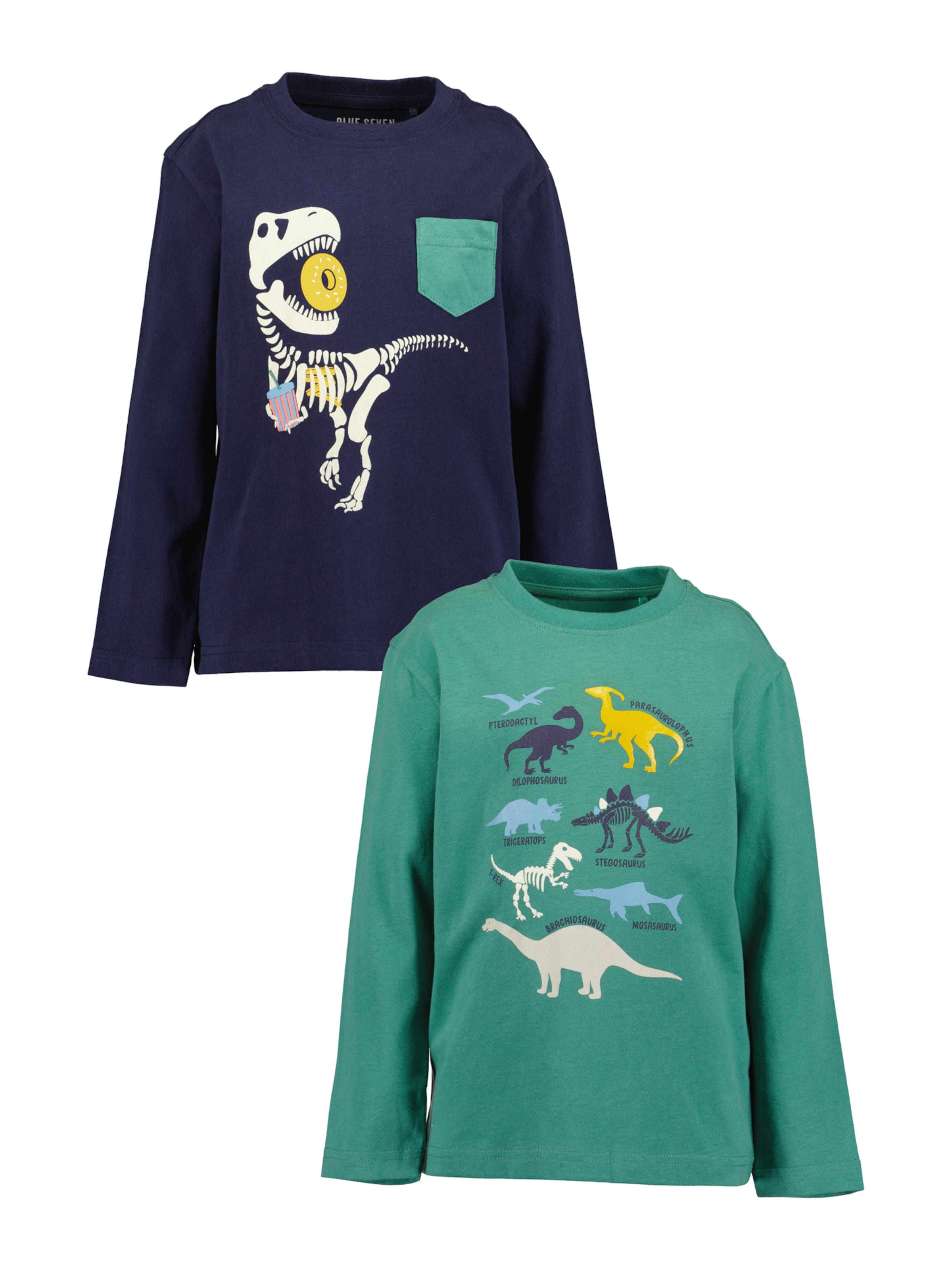 BLUE SEVEN - Camiseta en azul: frente