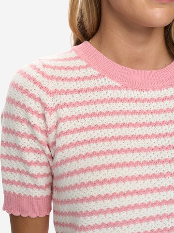 NÜMPH 3/4 Ärmel-Strickpullover 'NUMARI PULLOVER' in Pink