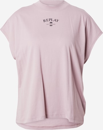 REPLAY - Camisa em rosa: frente