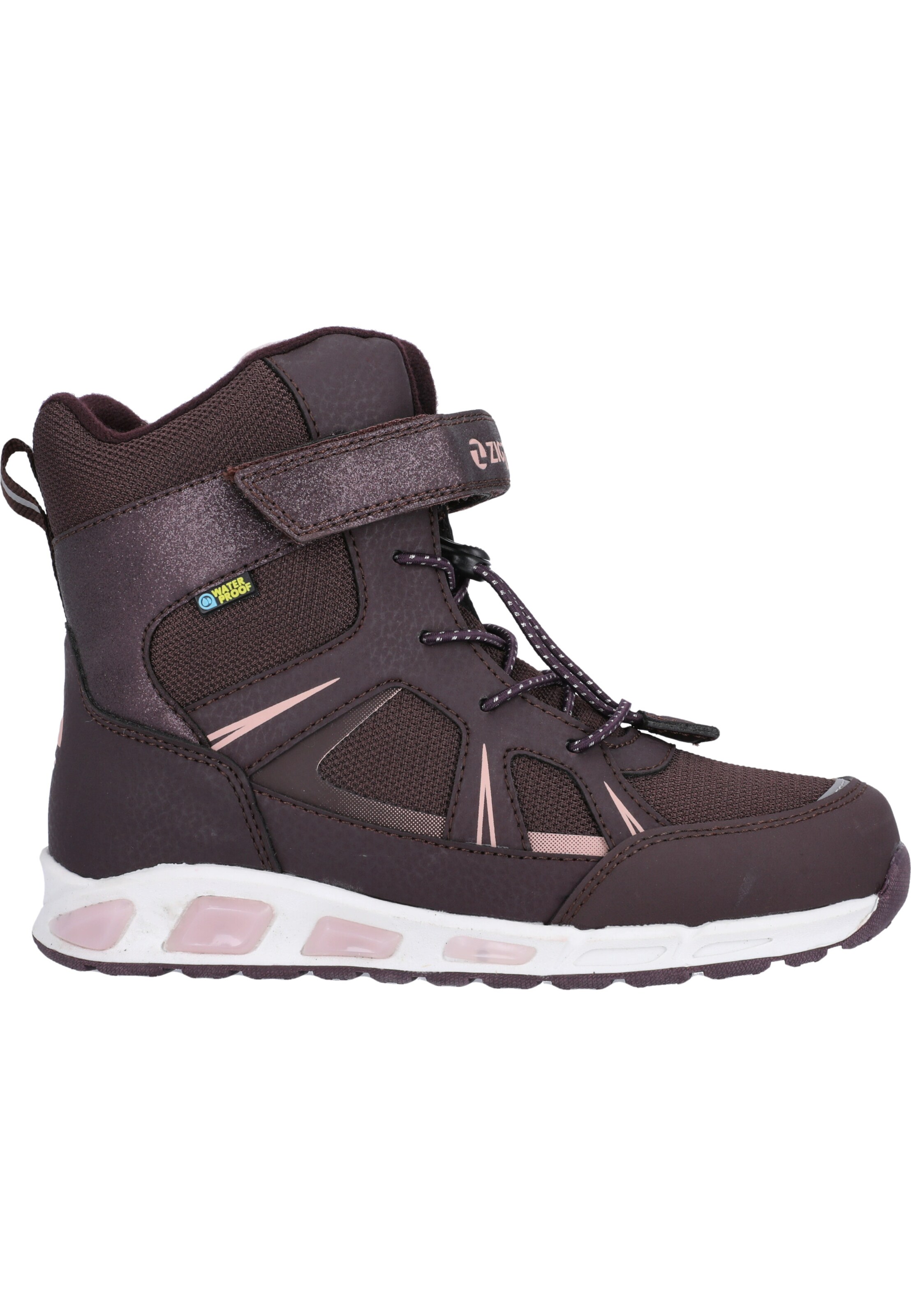 ZigZag Snow Boots 'Clementu' in Purple