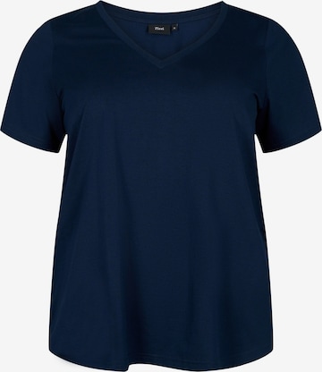 mėlyna Zizzi Marškinėliai 'Mkatja': priekis