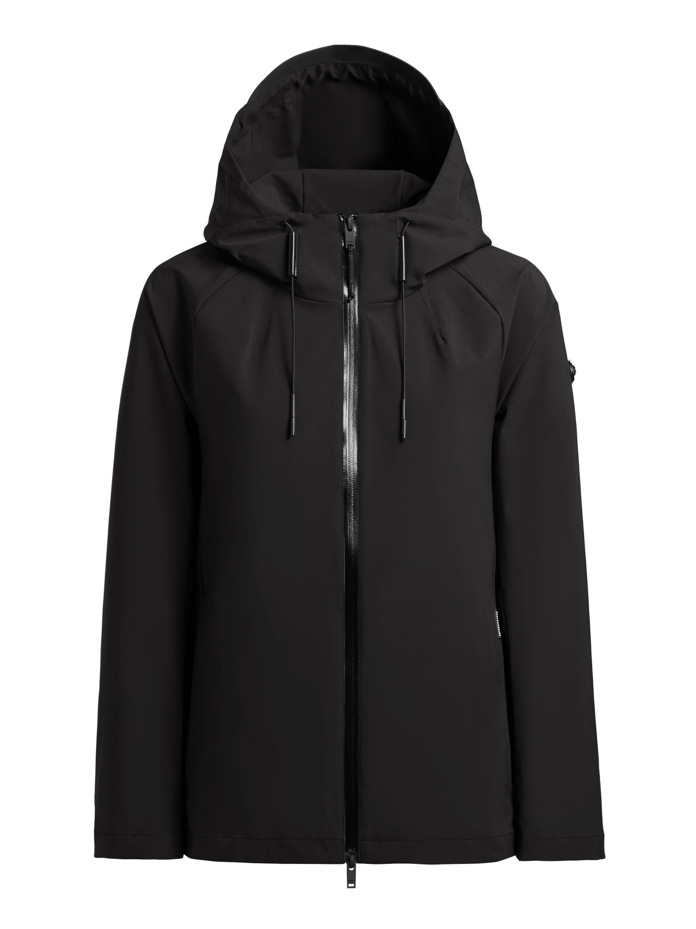 khujo Jacke 'WREM' in Schwarz: Vorderseite