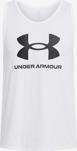 UNDER ARMOUR Functioneel shirt in Wit: voorkant