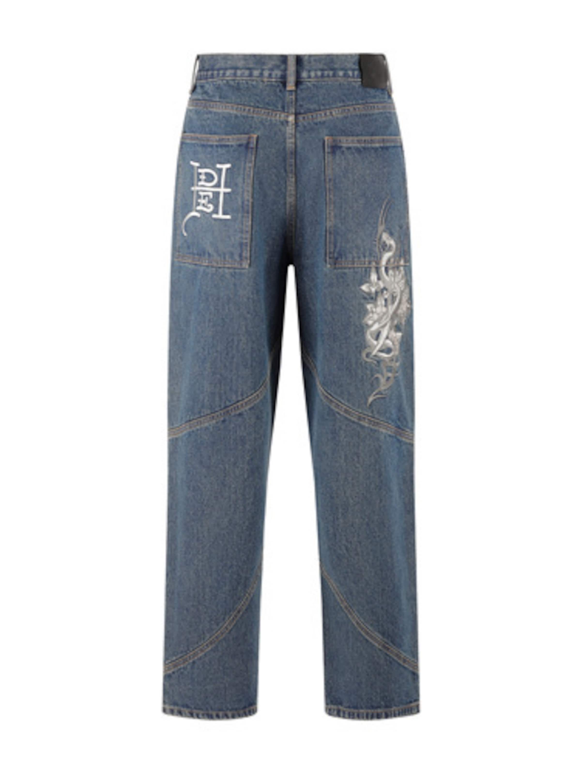 Ed Hardy Loosefit Jeans in Blau