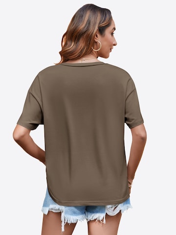 Imily Bela Póló - barna: hátul