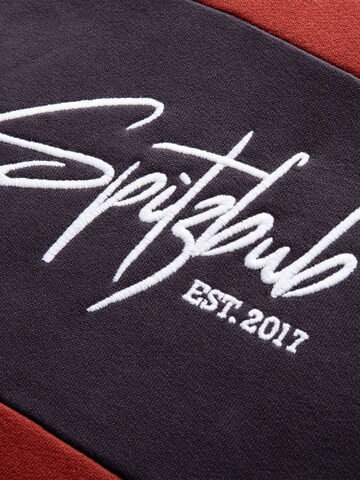 SPITZBUB Sweatshirt ' Street Unframed' in Red