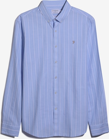 FARAH Regular fit Skjorta 'Brewer' i blå: framsida