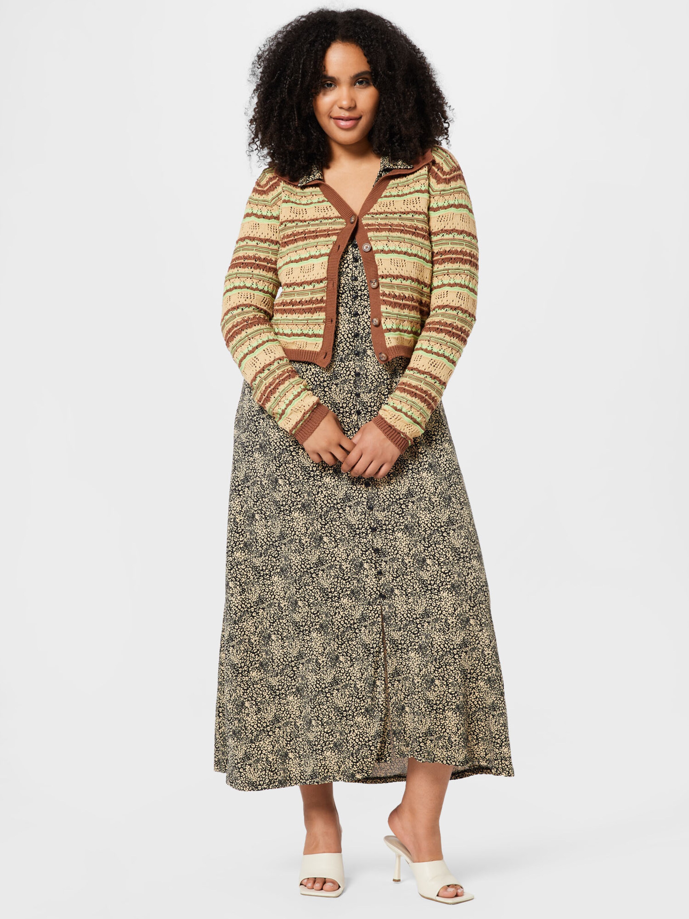 Frauen Große Größen Dorothy Perkins Curve Kleid in Beige - NA96127 Frauen Große Größen Dorothy Perkins Curve Kleid in Beige - NA96127