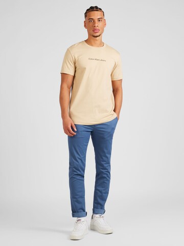Calvin Klein Jeans T-shirt i beige