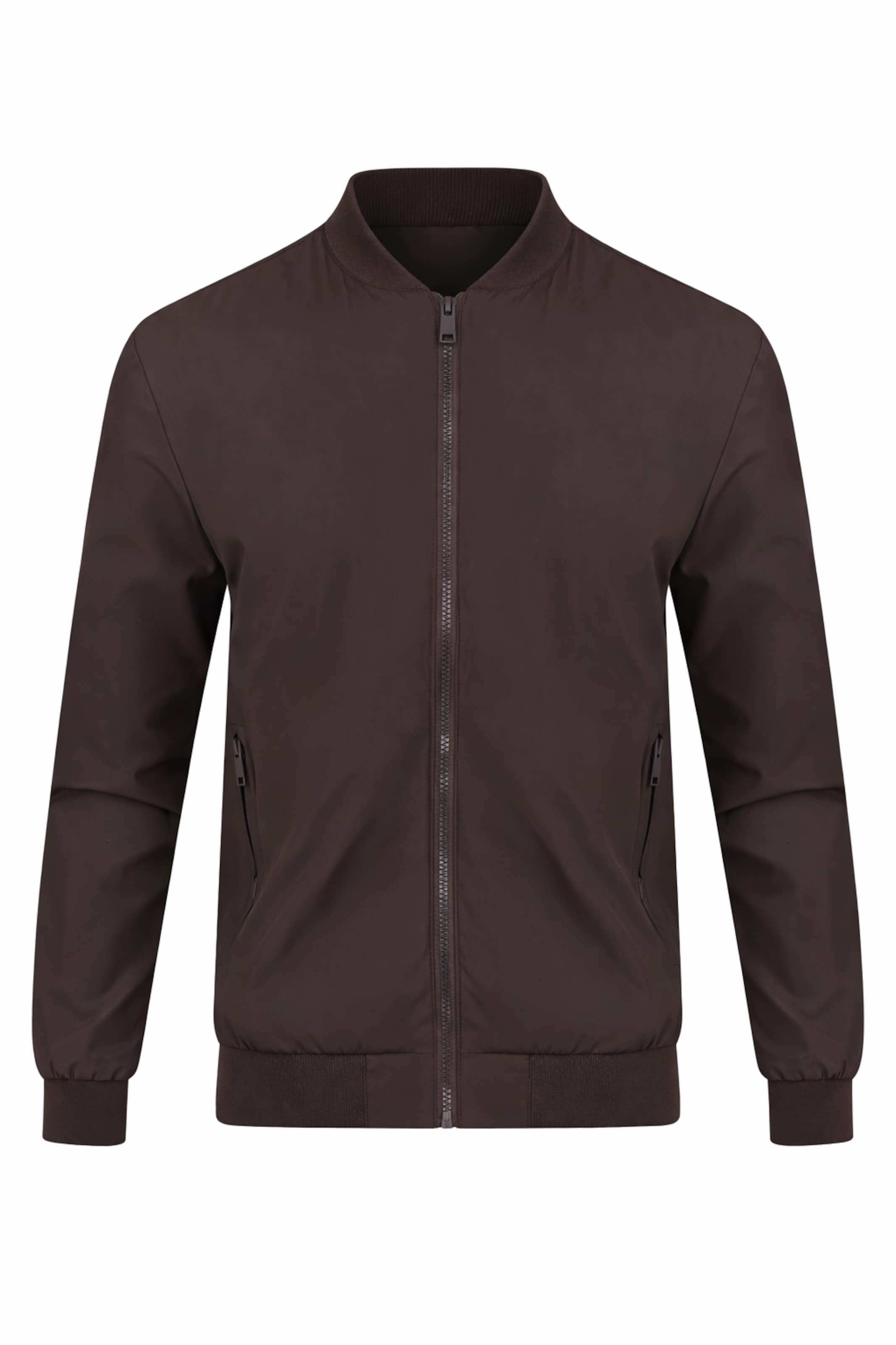 BRAVE SOUL Overgangsjakke i brun: forside